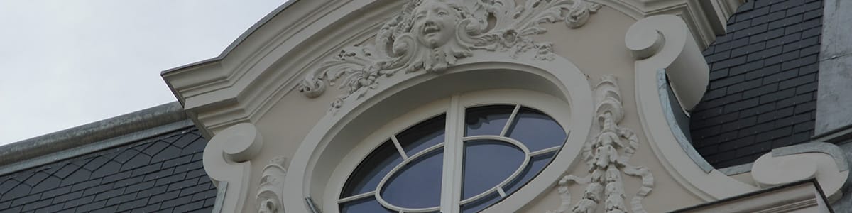 Bannière fenêtres en bois