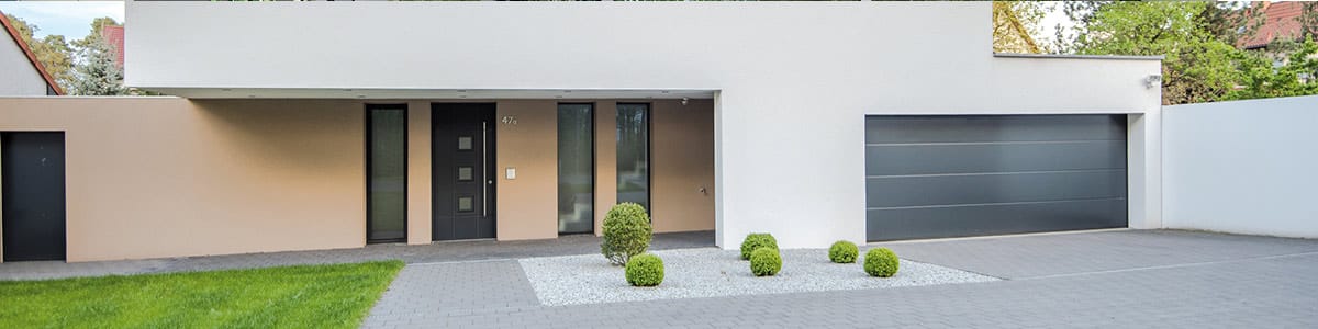 Bannière porte d'entrée en composite