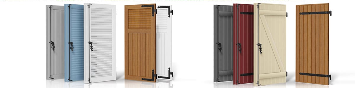 Bannière volet battants