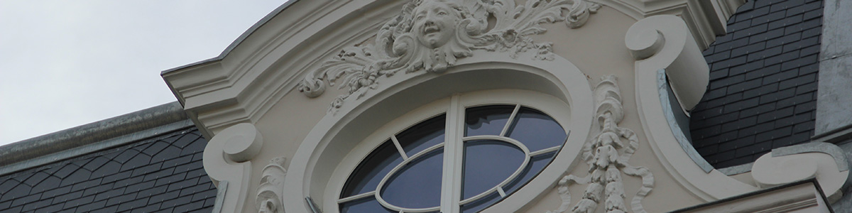 Bannière fenêtres en bois