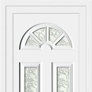 Image de réalisation porte entrée PVC